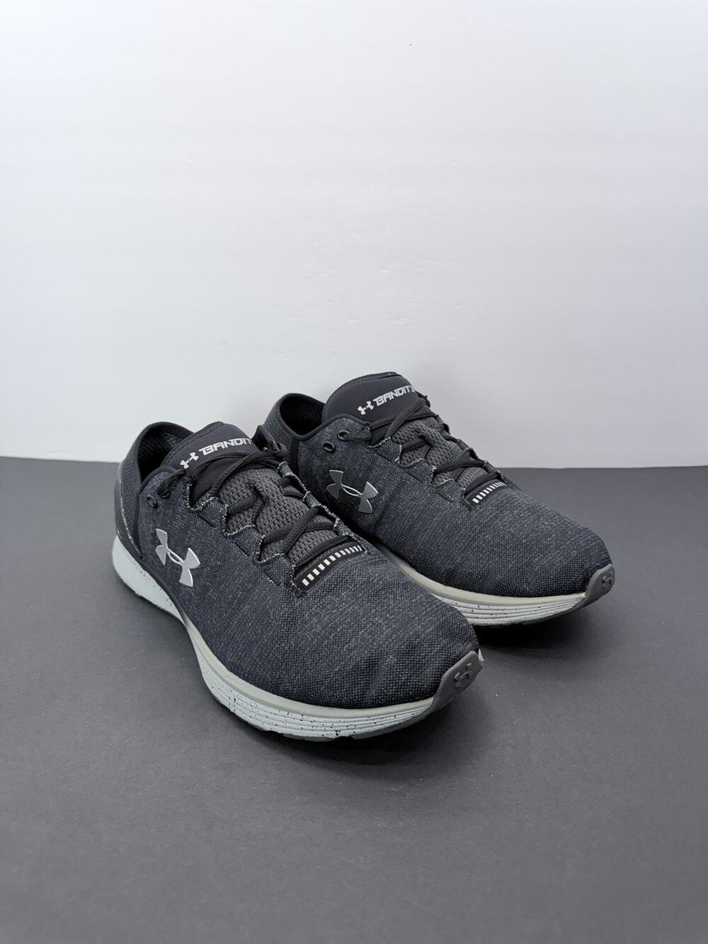 Under Armour Men’s Charged Bandit 3 Size 10.5 Stealth Gray Sneakers 1295725-008